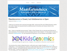 Tablet Screenshot of massgenomics.org